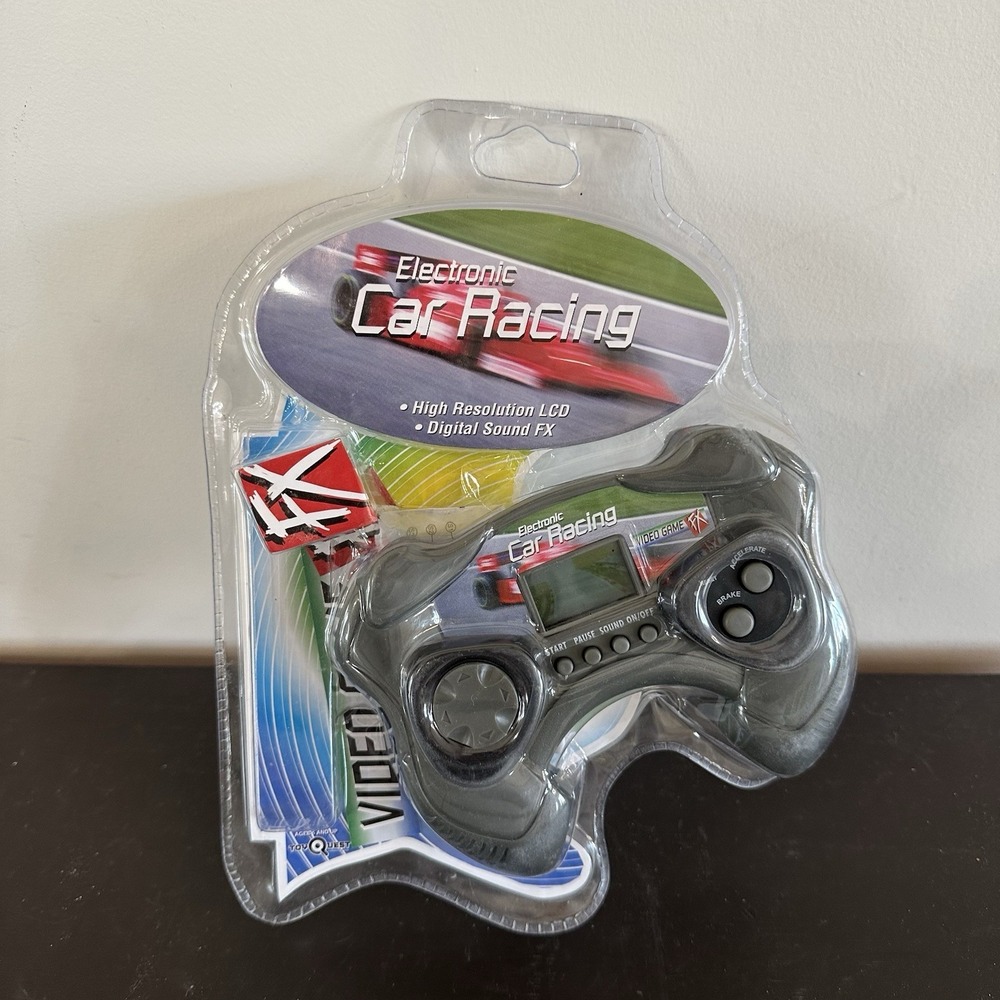 NEW‎ Toy Quest Electronic Car Racing FX Video Game Handheld Sealed